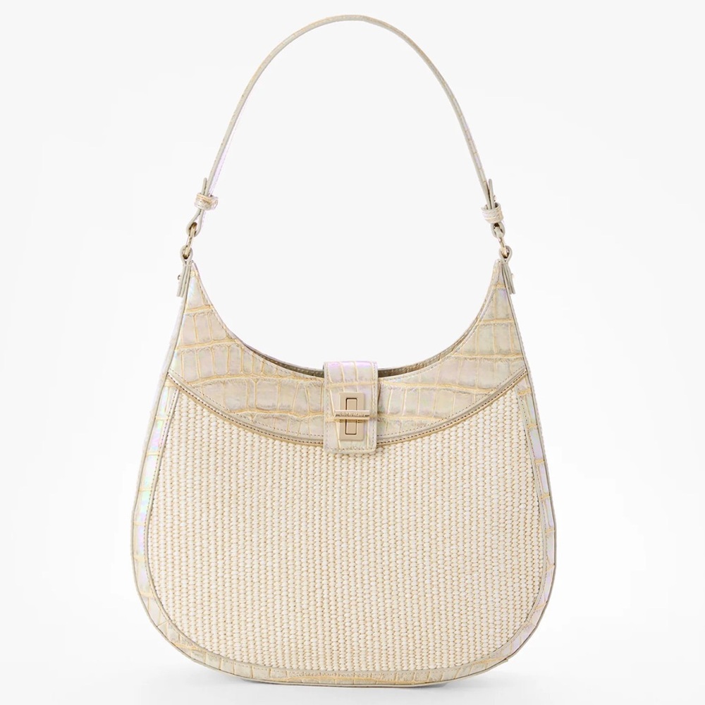 Brahmin Tiramisu Manava Fallon Shoulder Bag NWOT PRICE FIRM